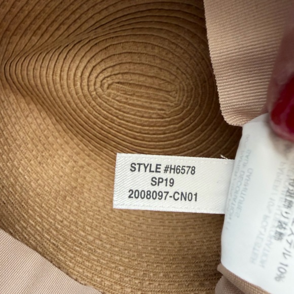 Madewell straw hat size medium large black trim boho casual classic - Picture 4 of 5